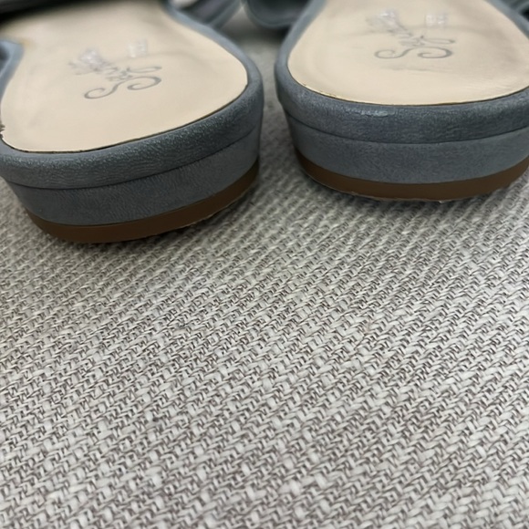 Seychelles blue suede slides - Picture 5 of 5
